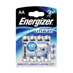 Baterie Energizer Ultimate Lithium 1,5V (AA) - 4 KS