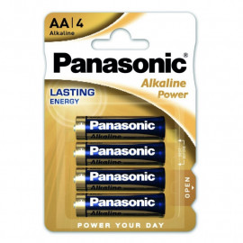 Baterie Panasonic Power Alkaline 1,5V (AA) - 4 KS