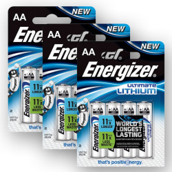 3 x Baterie Energizer Ultimate Lithium 1,5V (AA) - 4 KS